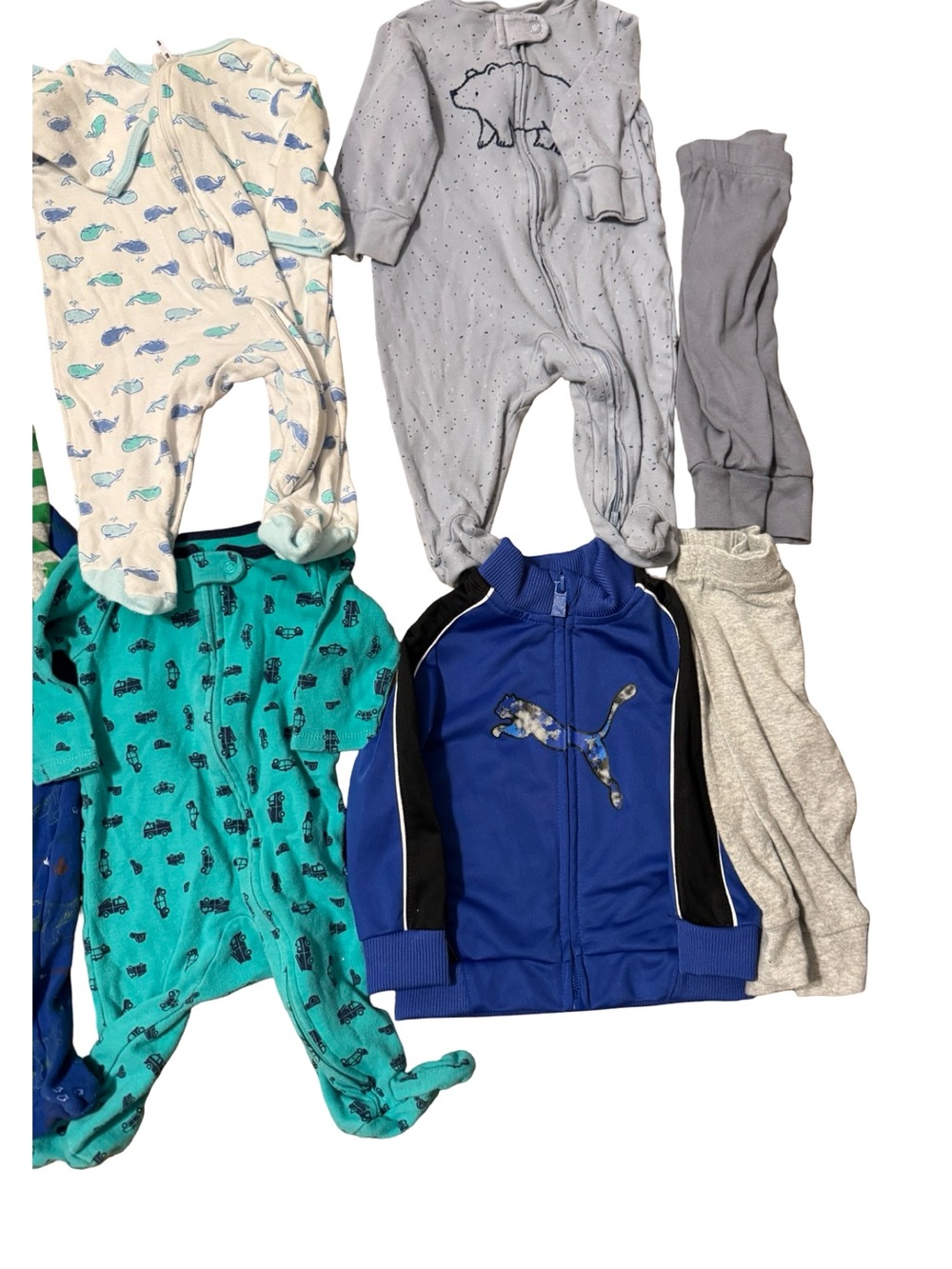 Baby Boy Clothing Bundle 0-3M 3-6M 6M Mixed Brands 8 Piece Lot - Picture 3 of 12